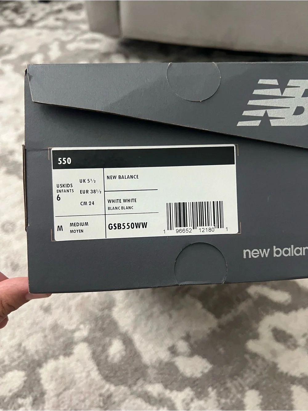 NIB New Balance 550 sneakers